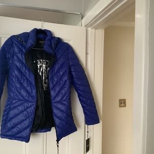 DKNY Women's Hooded Zip-Front Puffer Jacket Size L